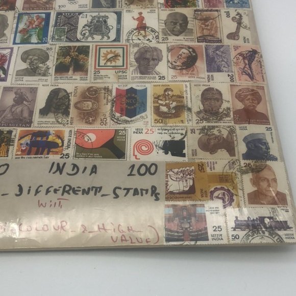 Indian Vintage Stamps Collection Card - Picture 5 of 6